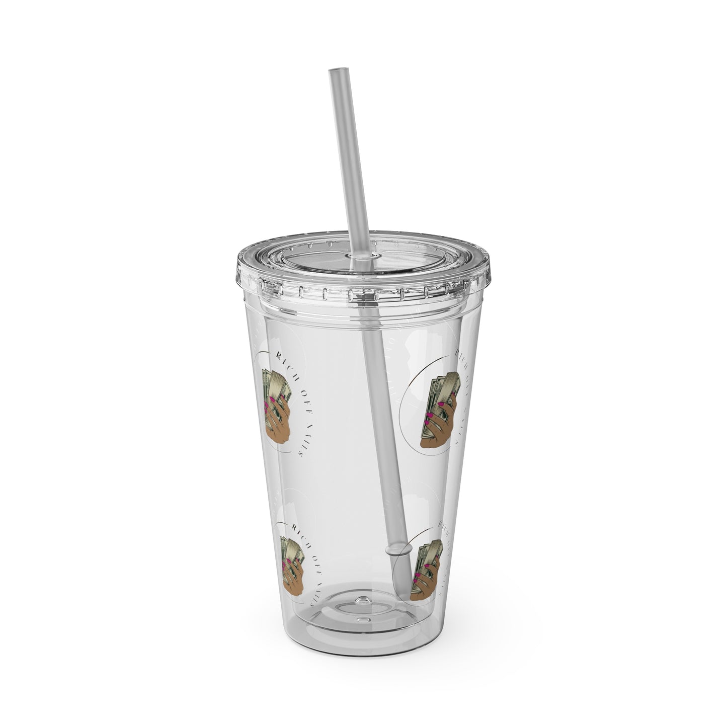 Sunsplash Tumbler with Straw, 16oz