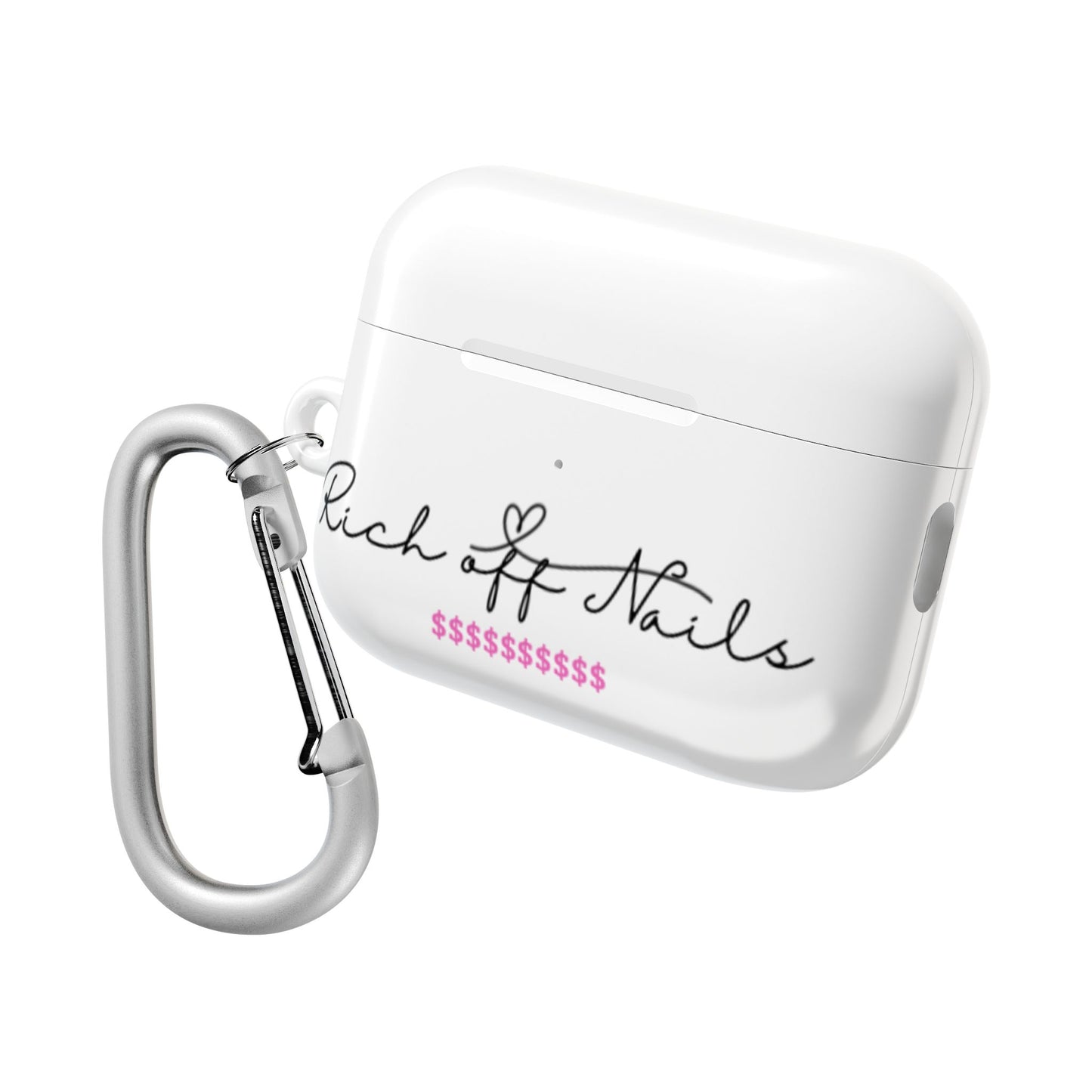 Designer AirPod Cases - "Rich off Nails" Stylish Protectors