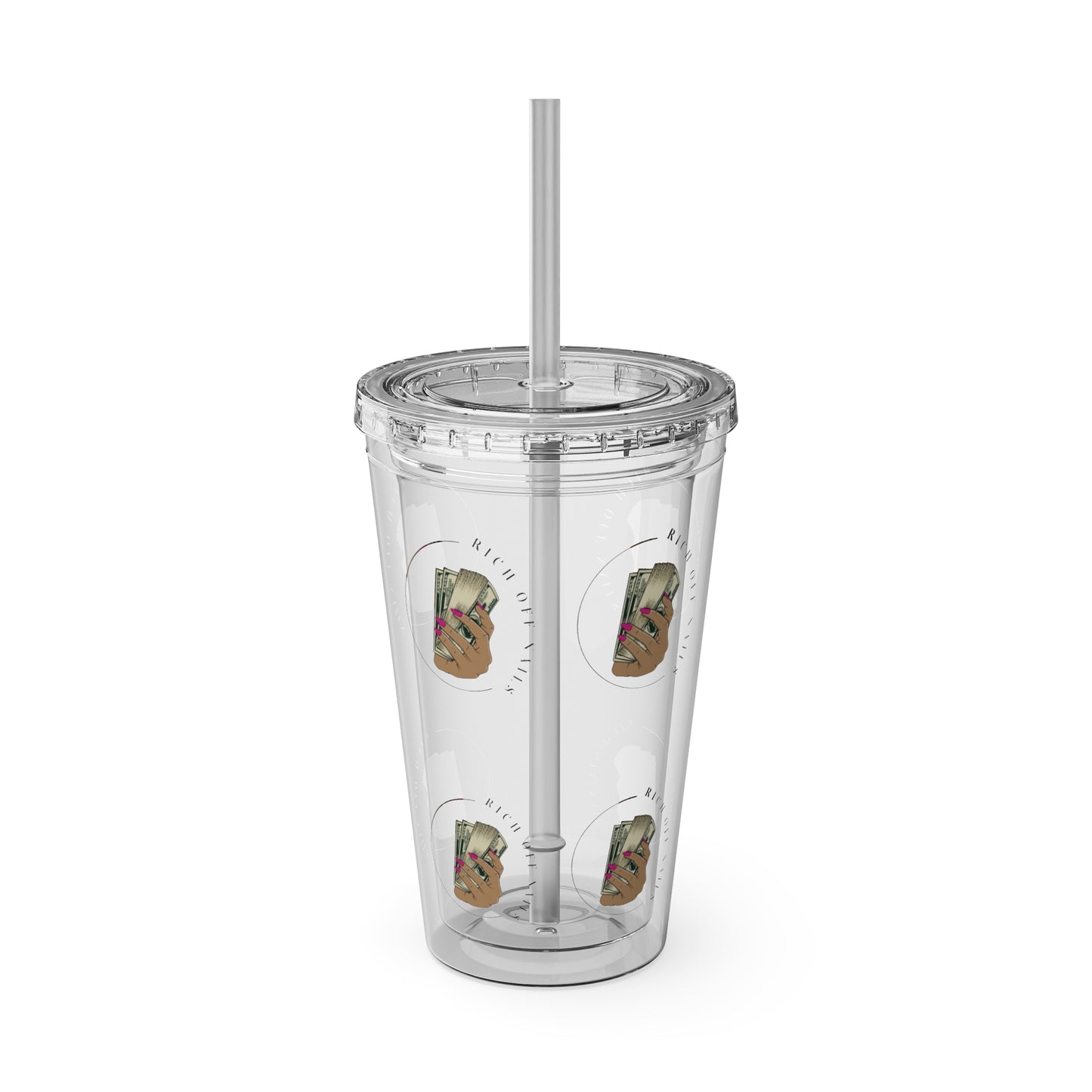 Sunsplash Tumbler with Straw, 16oz