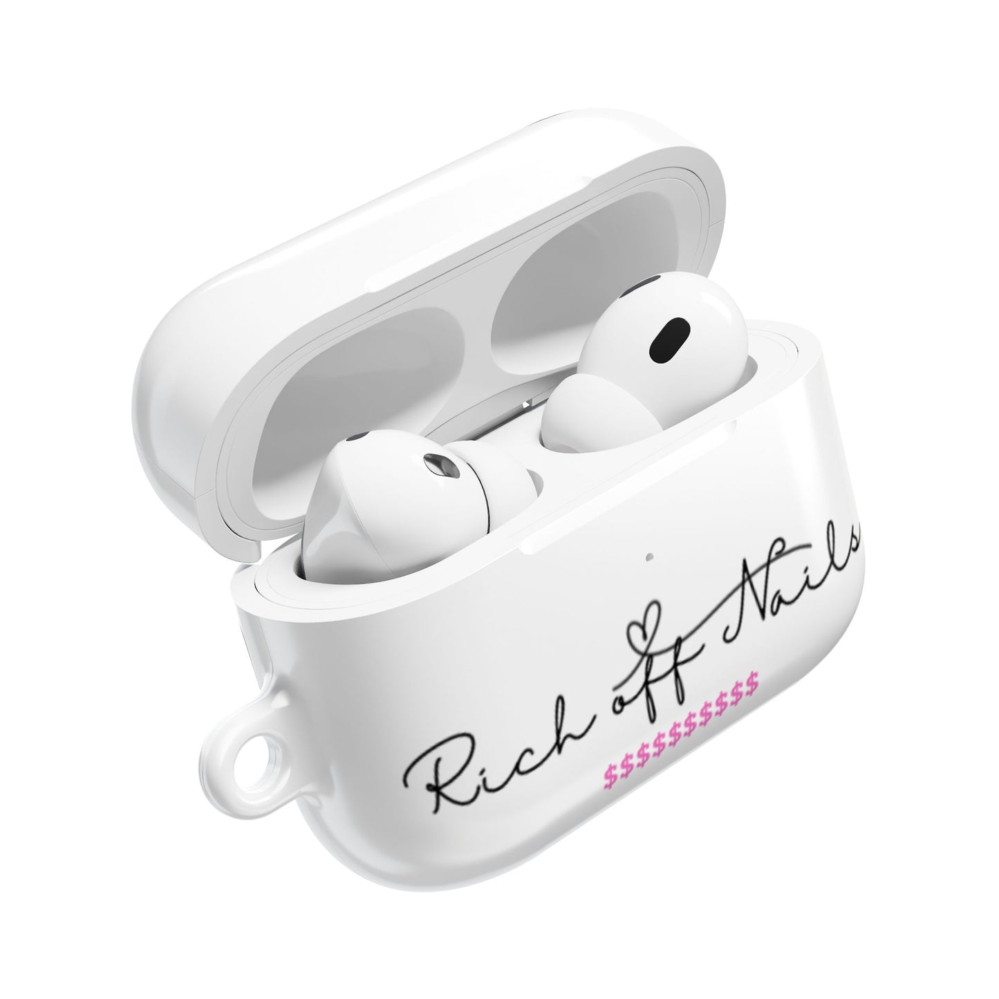 Designer AirPod Cases - "Rich off Nails" Stylish Protectors