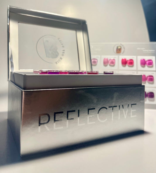 Reflective gel set “HAPPY PINK BIRTHDAY “
